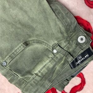 Express Olive Green Jeans
